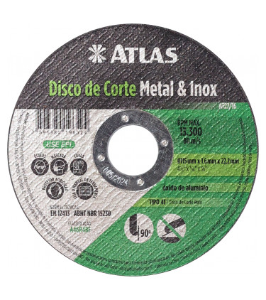 STAINLESS METAL CUTTING DISC 4,5"