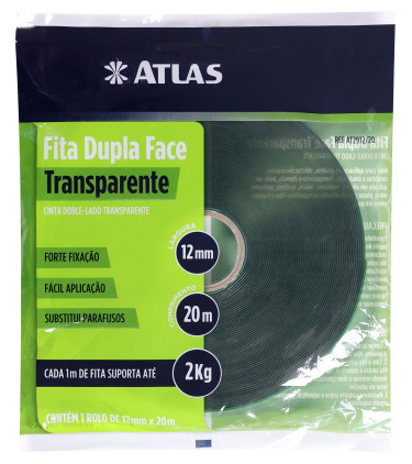 DOUBLE SIDED TAPE TRANSP 24MM X 2M