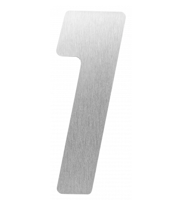 STICKER 3D NUMBER 0 FOR HOUSE BR. STEEL