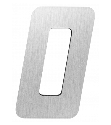 STICKER 3D NUMBER 0 FOR HOUSE BR. STEEL