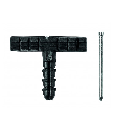 'T'' Shaped screw anchors for skirting boards