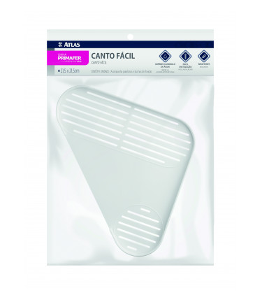 WHITE PLAST CORNER CANTO FACIL 2152X215